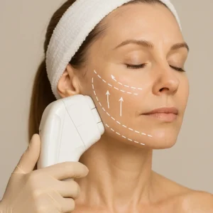 Woman having HI-FU to reduce wrinkles call LA LIPO Salford Now!